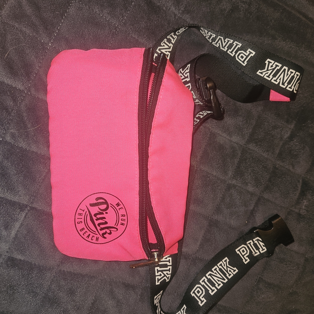 PINK Victoria's Secret Bright Pink Waist Bag
